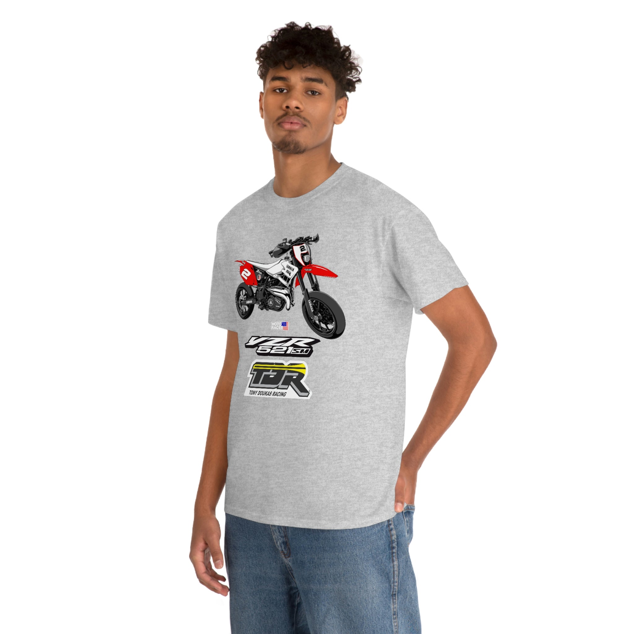YZR 521 sm Image & Logo with TDR T Shirt – MotoRacer USA